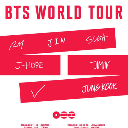 BTS WORLD TOUR ARIRANG
